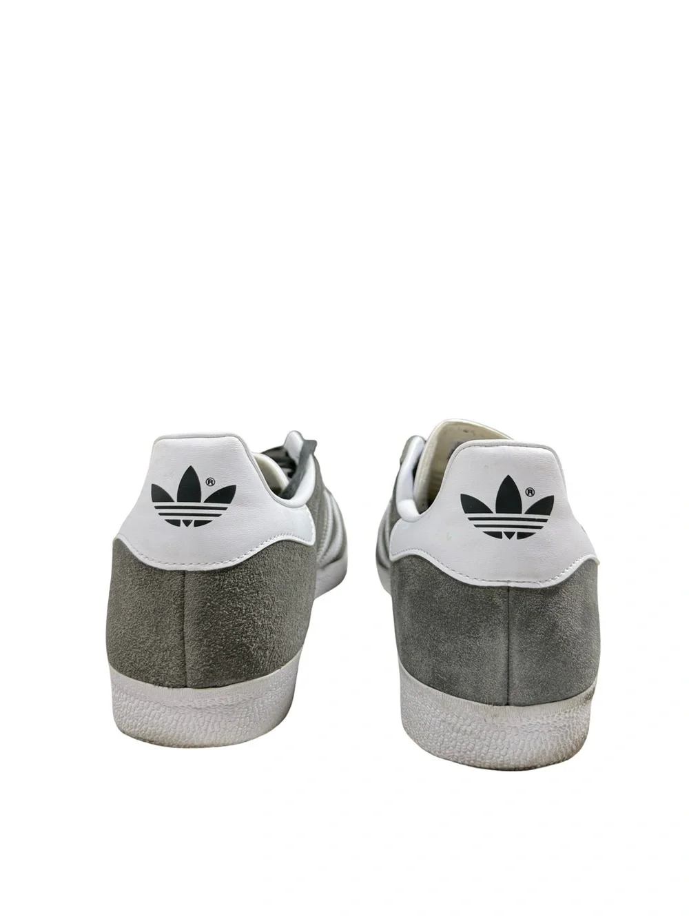 Adidas Gazelle Shoes Sz 13 Gray White Suede Sneakers Casual Low Top Retro BB5480
